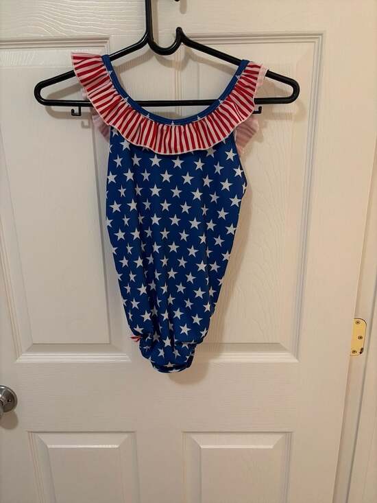 Little J's Children's Boutique Other - Little J's Children's Boutique Girls 4th of July bathing suit